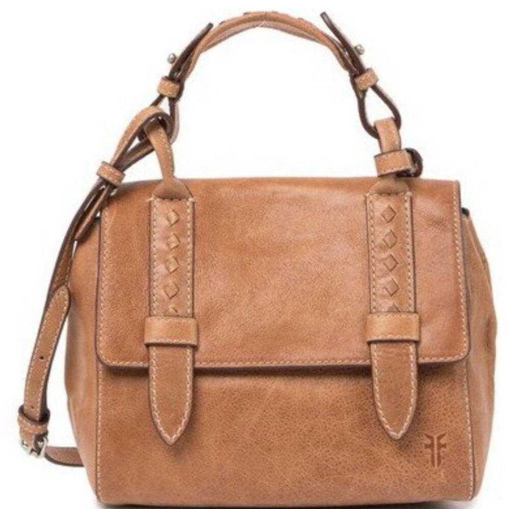Frye Tan Leather Mini Satchel